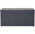 Living and Home 430L Grey Cushion Storage Box