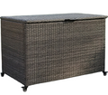 Royalcraft Charcoal KD Weave Cushion Storage Box 645L