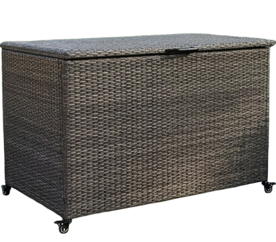 Royalcraft Charcoal KD Weave Cushion Storage Box 645L