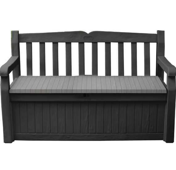 Keter 265L Eden Grey Outdoor Storage Bench