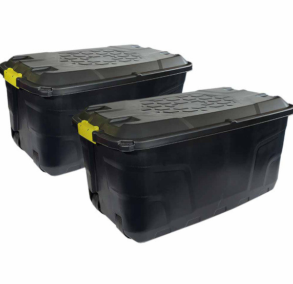 Charles Bentley Strata 2 x 145L Heavy Duty Trunk on Wheels