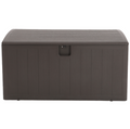 Living and Home 397.46L Brown Outdoor Deck Storage Box