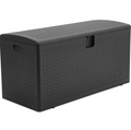 Living and Home Black Textured Deck Storage Box 375L